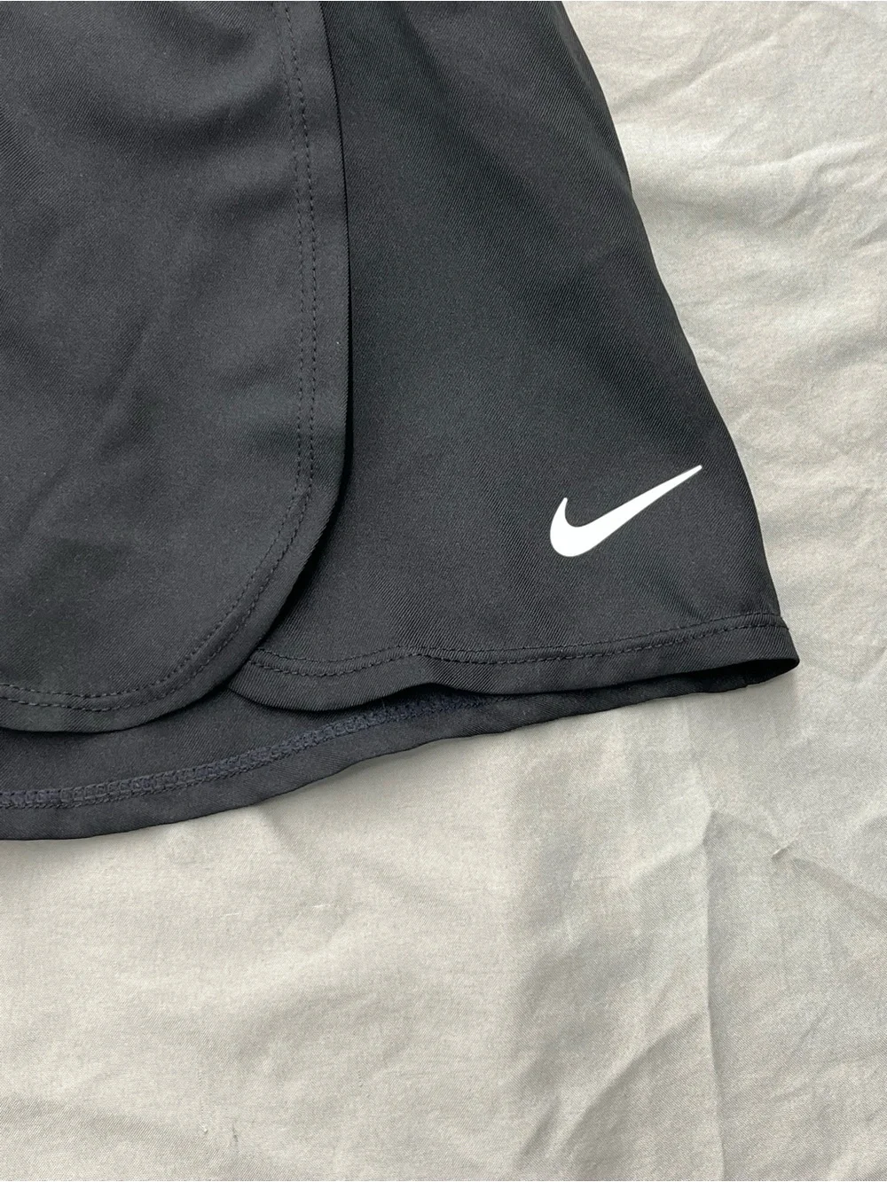 Nike Black Women's Swim Skort with White Swoosh Size Small New with Tags